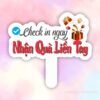 Hashtag check in ngay nhận quà liền tay