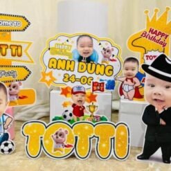Chibi sinh nhật bé trai