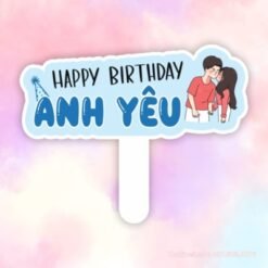 Hashtag chúc mừng sinh nhật anh yêu