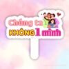 Hashtag cầm tay Chúng ta không 1 mình