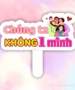 Hashtag cầm tay Chúng ta không 1 mình