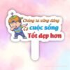 Hashtag cầm tay Chúng ta xứng đáng có cuộc sống tốt đẹp hơn