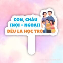 Hashtag cầm tay con cháu nội ngoại đều là học trò