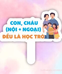 Hashtag cầm tay con cháu nội ngoại đều là học trò