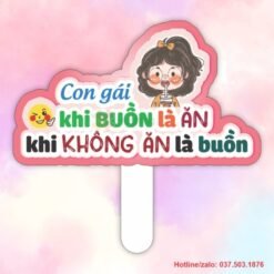 Hashtag cầm tay: Con gái khi buồn là ăn, khi không ăn là buồn