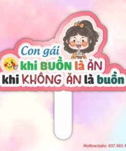 Hashtag cầm tay: Con gái khi buồn là ăn, khi không ăn là buồn
