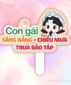 Hashtag cầm tay: Con gái sáng nắng - chiều mưa - trưa bão táp