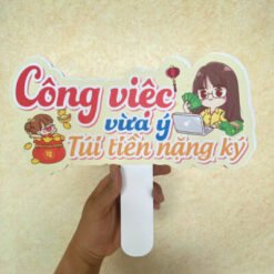 Hashtag công việc vừa ý túi tiền nặng ký