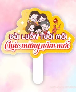 Hashtag đời luôn tươi mới, chúc mừng năm mới