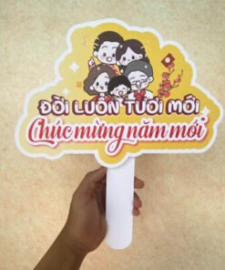 Hashtag đời luôn tươi mới, chúc mừng năm mới