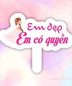 Hashtag em đẹp em có quyền