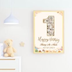 Ghép ảnh sinh nhật cho bé 1 tuổi
