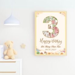 Ghép ảnh sinh nhật cho bé 3 tuổi