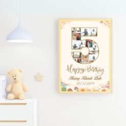 Ghép ảnh sinh nhật cho bé 5 tuổi