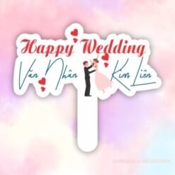 Hashtag Happy Wedding