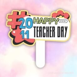 Hashtag 20-11 happy teacher day