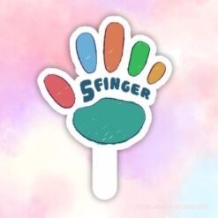 hashtag 5 finger