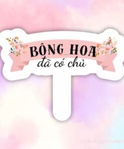 Hashtag bông hoa đã có chủ
