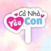 Hashtag cả nhà yêu con