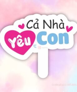 Hashtag cả nhà yêu con
