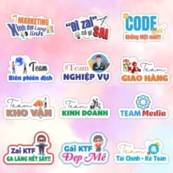 Hashtag các phòng ban trong công ty