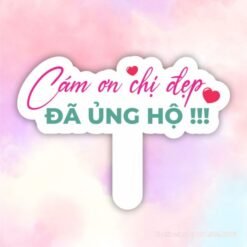 Hashtag cảm ơn chị đẹp đã ủng hộ