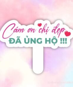 Hashtag cảm ơn chị đẹp đã ủng hộ