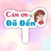 Hashtag cầm tay Cảm ơn vì đã đến