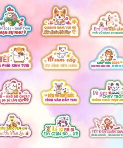 Hashtag cầm tay 12 con giáp