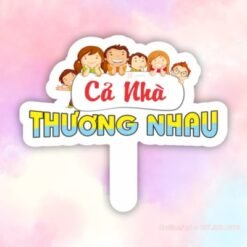 Hashtag cầm tay Cả nhà thương nhau