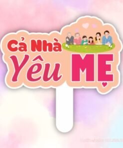 Hashtag cầm tay Cả nhà yêu Mẹ