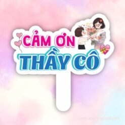 Hashtag cầm tay cảm ơn Thầy Cô