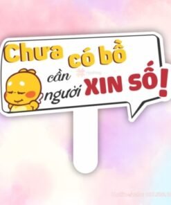 Hashtag chưa có bồ cần người xin số