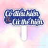 Hashtag cầm tay có điều kiện cứ thể hiện
