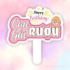 Hashag happy birthday con gái rượu