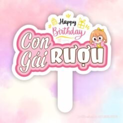 Hashag happy birthday con gái rượu