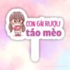 Hashtag cầm tay con gái rượu táo mèo