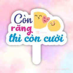 Hashtag cầm tay còn răng thì còn cười