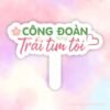 Hashtag cầm tay Công đoàn trong trái tim tôi