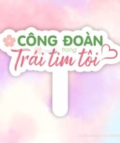 Hashtag cầm tay Công đoàn trong trái tim tôi
