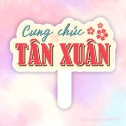 Hashtag cầm tay cung chúc tân xuân