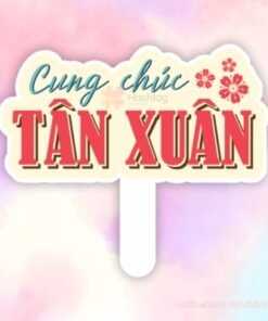 Hashtag cầm tay cung chúc tân xuân