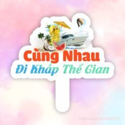 Hashtag cầm tay Cùng nhau đi khắp Thế Gian