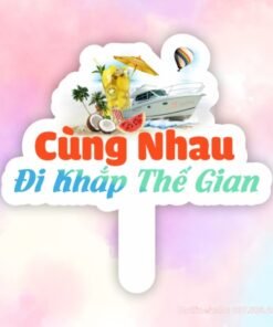 Hashtag cầm tay Cùng nhau đi khắp Thế Gian