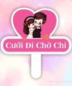 Hashtag cầm tay Cưới đi chờ chi