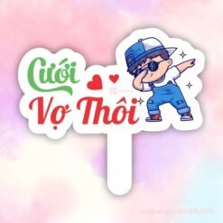 Hashtag cầm tay Cưới vợ thôi