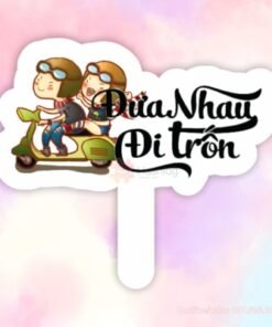 Hashtag cầm tay đưa nhau đi trốn