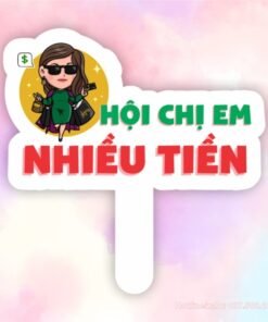 Hashag cầm tay Hội chị em nhiều tiền