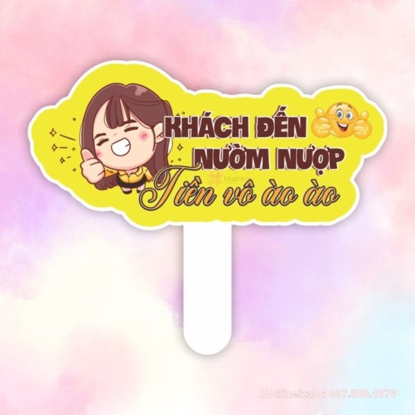 Hashtag cầm tay khách đến nườm nượp tiền vô ào ào