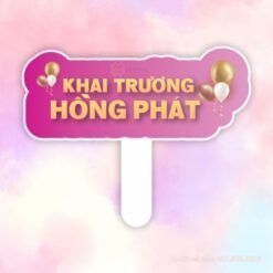 Hashtag cầm tay Khai trương hồng phát